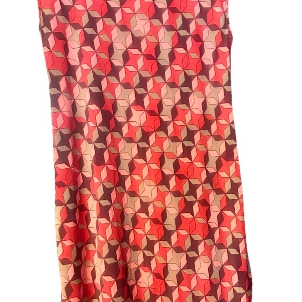 Banana Republic Geometric Multicolor Fitted Dress Women’s Size Medium - Picture 5 of 8